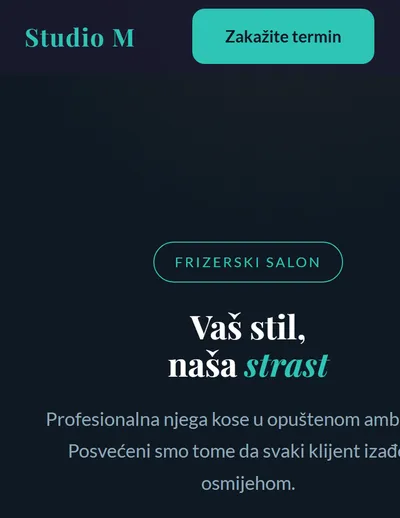 Studio M - frizerski salon