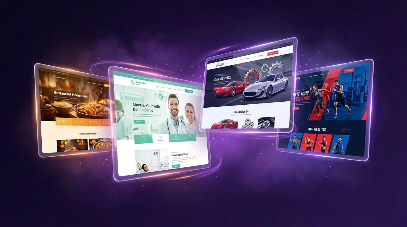 Primjer web stranice na mobilnom telefonu